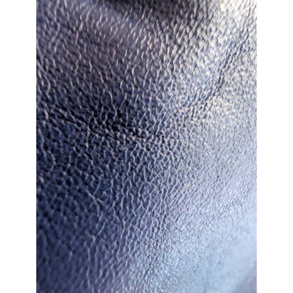 Vintage Blue leather crossbody purse - Picture 11 of 12